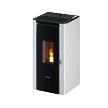 Poêle à granulés de bois Indigo 7kW blanc - FREEPOINT