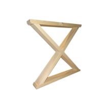 Pied de table bois modèle XI 79x74x10,5cm PEFC