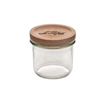 Bocal en verre + Couvercle en bois 255ml - LE PARFAIT