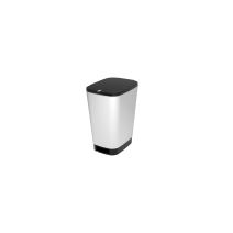 Poubelle cuisine chic inox 25l