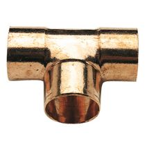 Té cuivre égal  D12mm (x10)