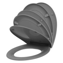 FALLY Gris anthracite - Abattant de toilette - Thermodur