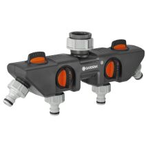 Sélecteur 4 circuits Filetage 20/27 et 26/34 - GARDENA