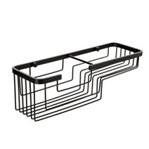 Etagère aluminium black rectangulaire 37 x 12 x 11,5 cm - TATAY