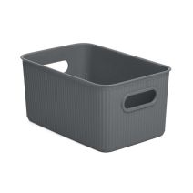 Panier Rangement Baobab 5L Gris Anthracite