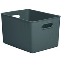Panier Rangement Baobab 22L Gris Anthracite