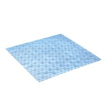 Tapis fond de douche Diamond 54 x 54 cm bleu translucide TATAY