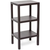 Etagère Lombok 3 niveaux marron 29 x 38 x 73,5 cm
