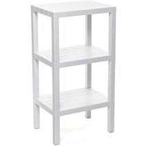 Etagère Lombok 3 niveaux blanc 29 x 38 x 73,5 cm