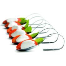 Set 6 petites Cuillères aperitives inox 13cm