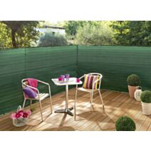 Brise vue PE 100% boutonni + fix Vert 1,50x10 - INTERMAS