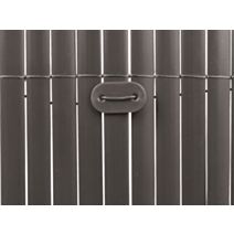 26 fixations pour canisses Fixcane Gris - INTERMAS