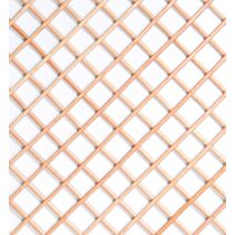 Treillis extensible en osier naturel pelé