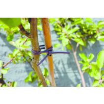 Lien élastique tubulaire marron 40m 2,5mm