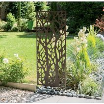 Panneau metal décoratif Brun 0,60 x 1,50 m n°2