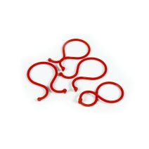 25 clips spécial tomates rouge 6,2cm