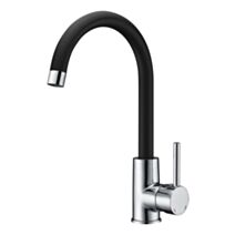 Mitigeur évier Ilo bicolore chrome/noir – ROUSSEAU