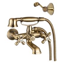 Mélangeur bain/douche retrosol vieux bronze