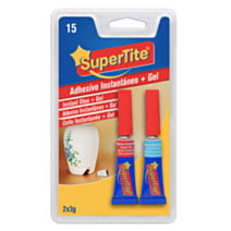 Colle instantanée liquide + gel 2x3g - SUPERTITE
