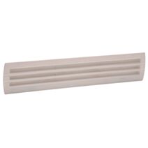 Grille aération aluminium blanc à encastrer 6x30,5cm