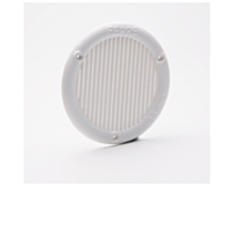 Grille aération blanc à visser Ø 10.3cm