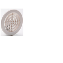 Grille aération blanc à clipser Ø 12,1cm