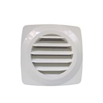 Grille aération blanc à clipser Ø 12,5cm