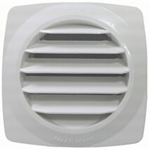 Grille aération blanc à clipser Ø 14,8cm