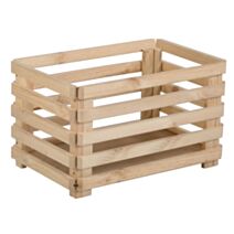 Coffre empilable en pin massif