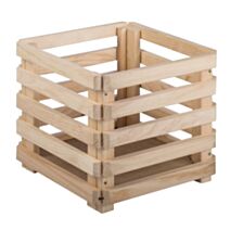 Caisse bois carrée empilable L38xl38xH35cm
