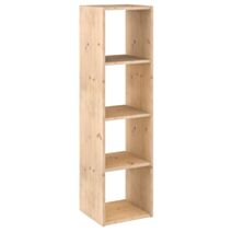 Etagère Modulaire Dinamic 4 cubes Pin Massif 140x36,2x33cm