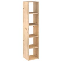 Etagère Modulaire Dinamic 5 cubes Pin Massif 174,6x36,2x33cm