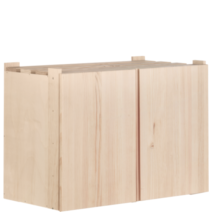 Armoire 2 portes Nova pin massif 53,5x76,5x40,5cm - ASTIGARRAGA