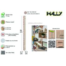 Crémaillère murale wally 96 x 4,3 cm 