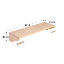 Tablette wally 80 x 25 cm