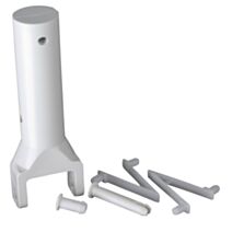 Poignée rechange tête de bali piscine clip Ø28mm - GRE 40092