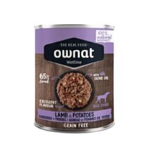 Alimentation chien Adulte Wetline agneau et pomme de terre, boîte 395 g - OWNAT