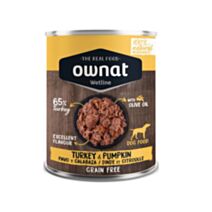 Alimentation chien Adulte Wetline dinde et citrouille, boîte 395 g - OWNAT