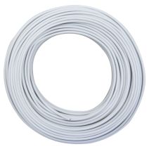Câble d'installation H05VV-F 3G2.5 50m couronne Blanc