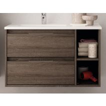 Meuble salle de bain Venus Britania + vasque encastrée 80cm