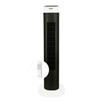 Ventilateur colonne Rok 45W 78x24,6x24,5cm noir et blanc - NOBRAND