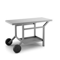 Table Roulante Plancha Acier 119,1xl64,8x76cm Gris - FORGE ADOUR