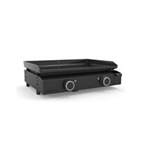 Plancha base électrique 60 
chassis acier noir