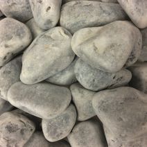 Graviers décoratifs Premium Galet Gris Bleu De Turquin 012/018 Mm 20 Kg (66 Filets/Palette) OPTIM BÉTON