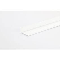 Cornière alu laqué blanc mm.25x25