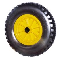 Roue de brouette increvable ø 400 jante plastique - CAUJOLLE