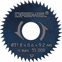lot de 2 lames à refendre/tronçonner 31,8 mm - DREMEL