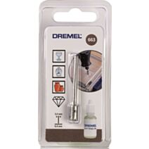 Fraise de perçage spécial verre ø 6,4mm - DREMEL