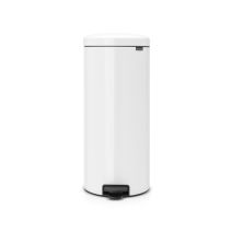 Poubelle à Pédale NewIcon 30L Blanc 