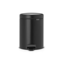 Poubelle à Pédale NewIcon 5L Noir Mat